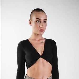 Black Licorice Long Sleeve Top.
